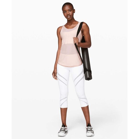 Lululemon Let It Slip Sheer Soft Stretchy Athletic Tank Top Size Large - Picture 6 of 9